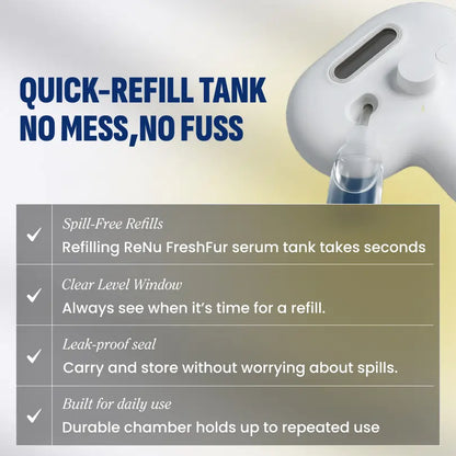 ReNu FreshFur Shower Brush + 2 Cleansing Mist Bottles (Secret Gift)